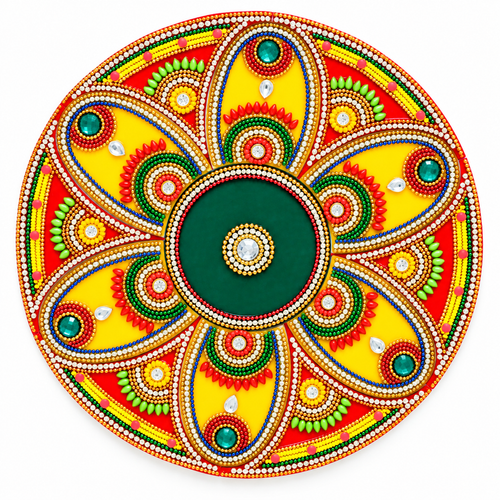 Crystal Glow Rangoli