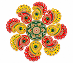 Royal Paisley Rangoli