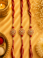 Designer Rakhi Set for Brother | Pack of 3 – Royal Collection