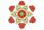 Lotus Pearl Rangoli