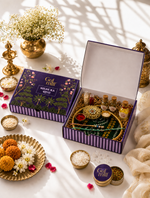 Blessings Rakhi Hamper for Brother & Bhabhi | Mukhwas Gift Box