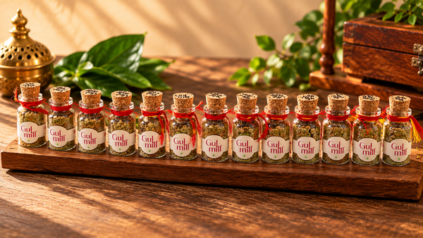 Paan Churi Prasad Gift Pack | 21 Glass Cork Bottles