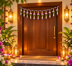 Purple Lotus Toran – Traditional Decorative Toran