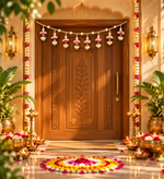 Blush Lotus Toran – Traditional Decorative Toran