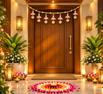 Blush Lotus Toran – Traditional Decorative Toran