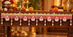 Red Teardrop Toran – Traditional Decorative Toran