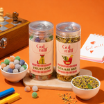 Fruit & Rose Delight Premium Mukhwas Combo | Fruit Pop & Gulabi Mix| 400 g | 14.10 oz