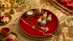 Royal Premium Rakhi Hamper for Brother & Bhabhi | Pooja Gift Set