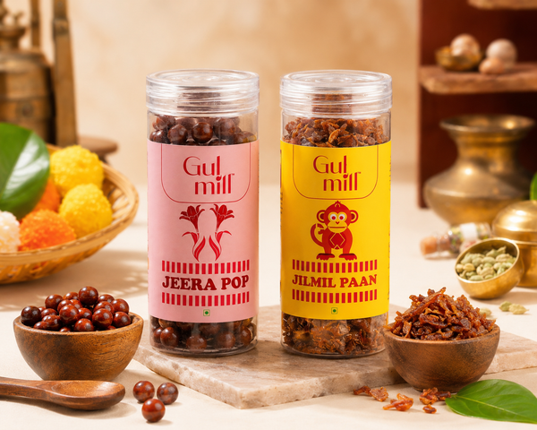 Digest & Refresh Premium Mukhwas Combo | Jeera Pop & Jilmil Paan Blend| 350 g | 12.34 oz