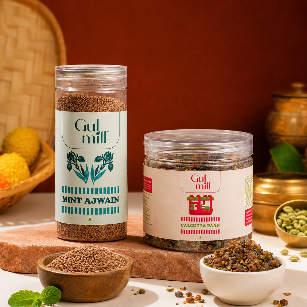 Royal Paan & Mint Premium Mukhwas Combo | Calcutta Paan & Mint Ajwain Blend || 370 g | 13.05 oz