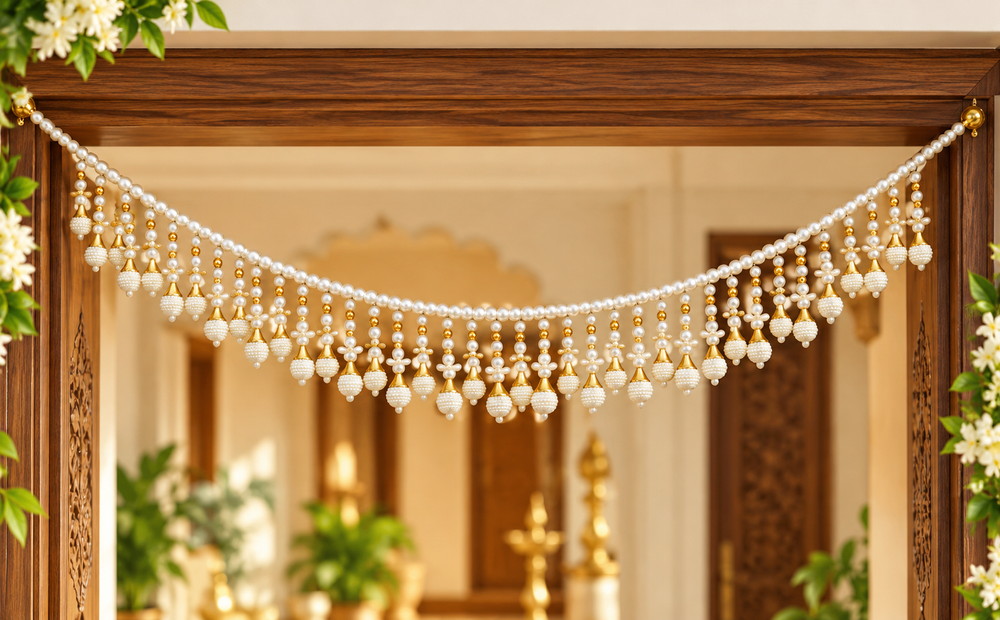 Pearl Drop Toran – Traditional Decorative Toran