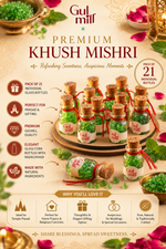 Mishri Prasad Gift Pack | 21 Mini Bottles | Khus Flavour
