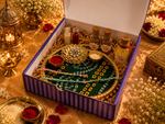 Blessings Rakhi Hamper for Brother & Bhabhi | Mukhwas Gift Box