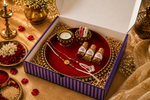 Royal Premium Rakhi Hamper for Brother & Bhabhi | Pooja Gift Set