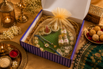 Heritage Traditional Rakhi Hamper | Bhaiya-Bhabhi Rakhi & Diya