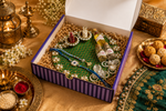Heritage Traditional Rakhi Hamper | Bhaiya-Bhabhi Rakhi & Diya