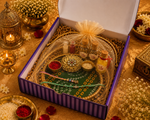 Blessings Rakhi Hamper for Brother & Bhabhi | Mukhwas Gift Box